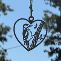 Woodpecker - Hanging Garden Ornament