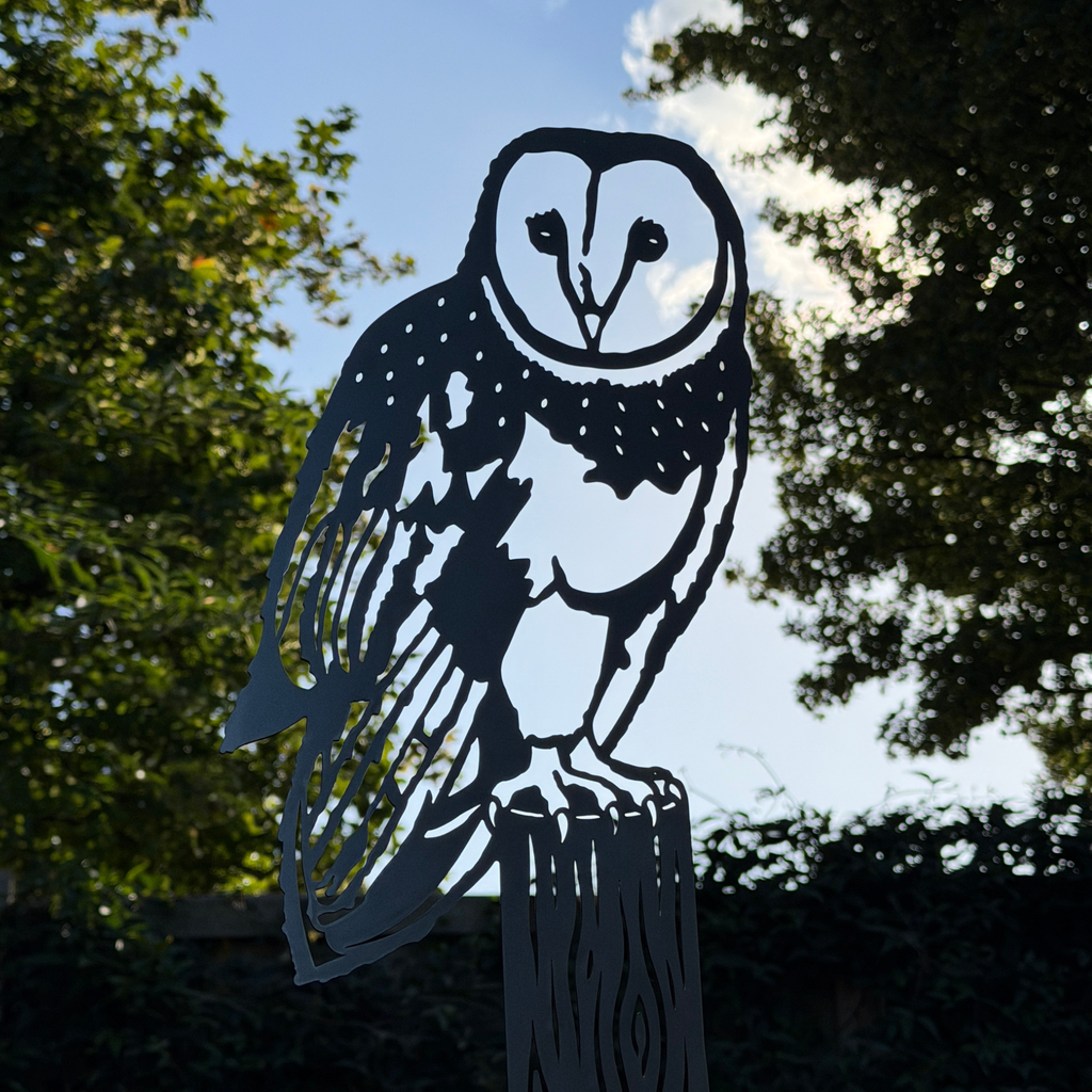 Barn Owl - Fence Topper