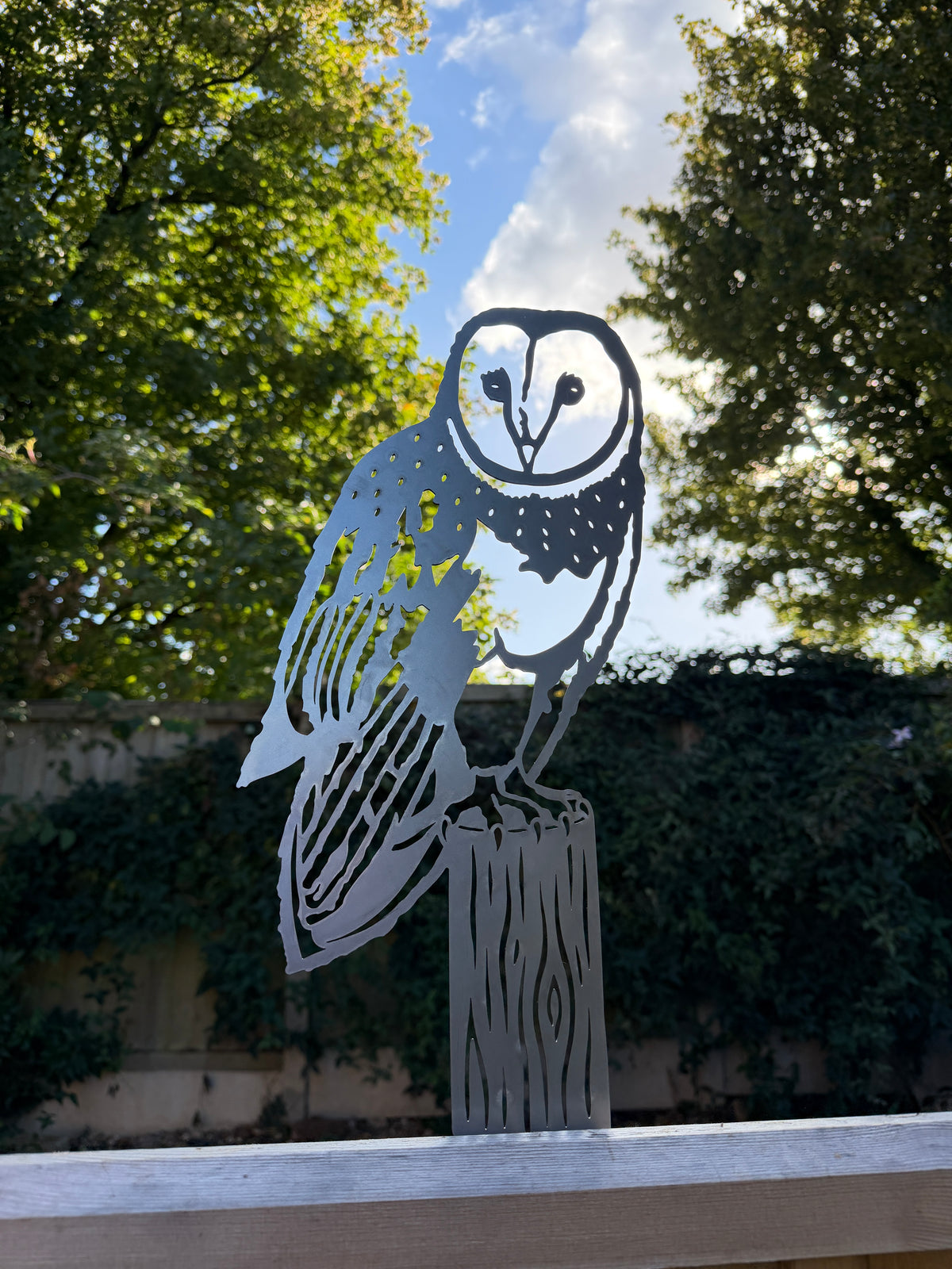 Barn Owl - Fence Topper