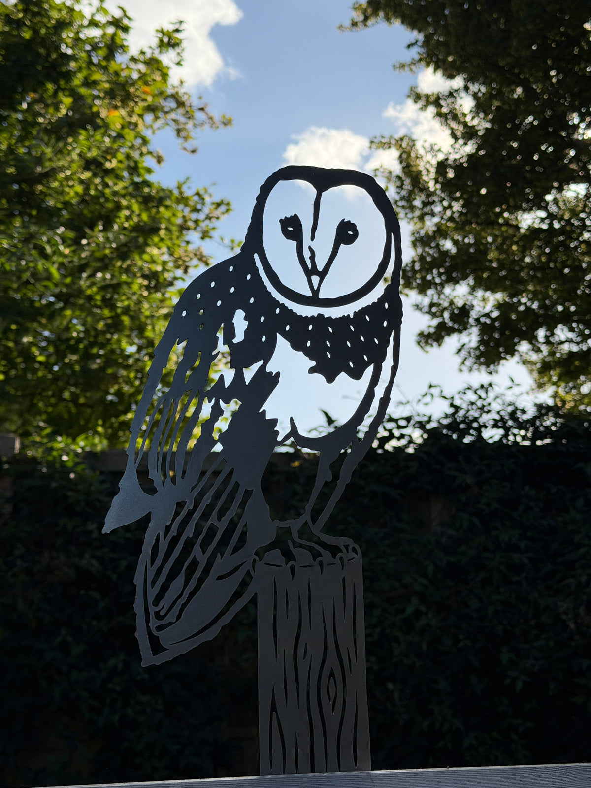 Barn Owl - Fence Topper