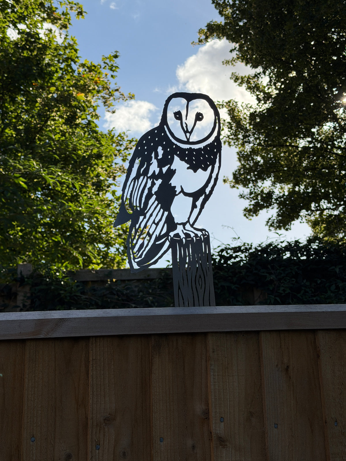 Barn Owl - Fence Topper