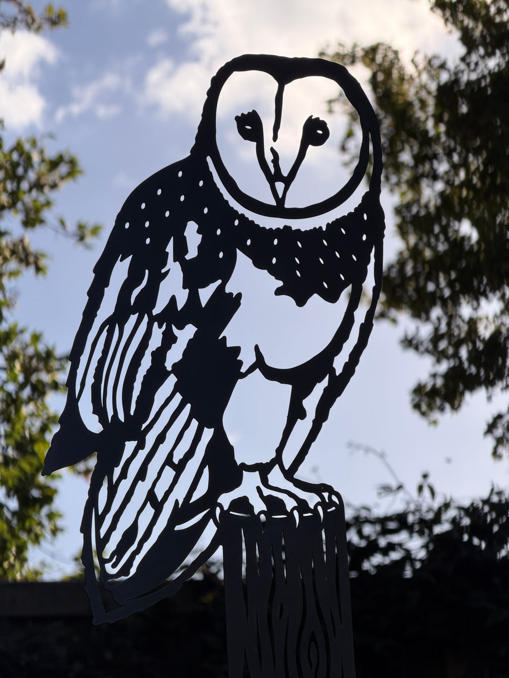 Barn Owl - Fence Topper