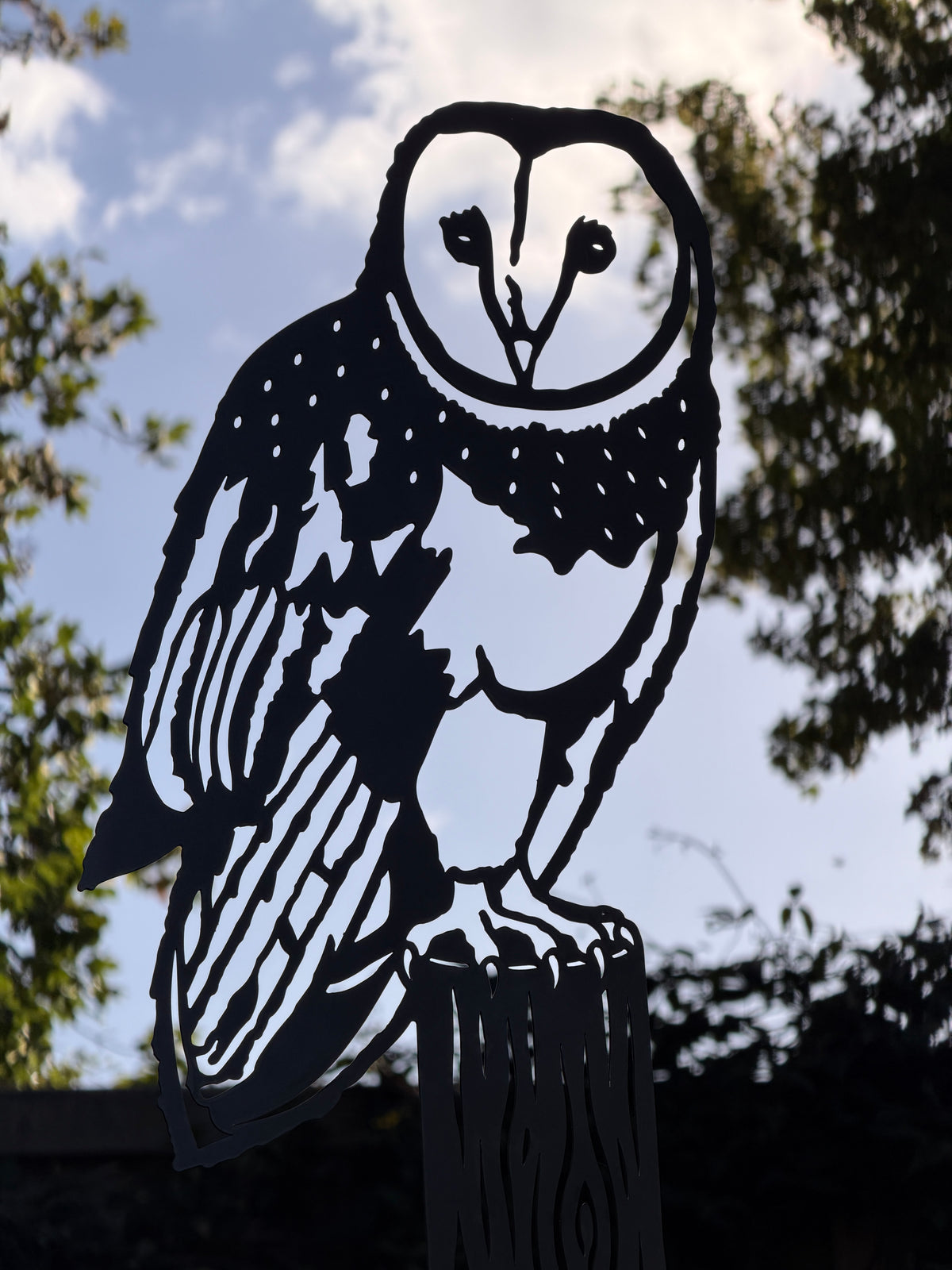 Barn Owl - Fence Topper
