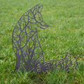 Fox - Rusty Steel Garden Art