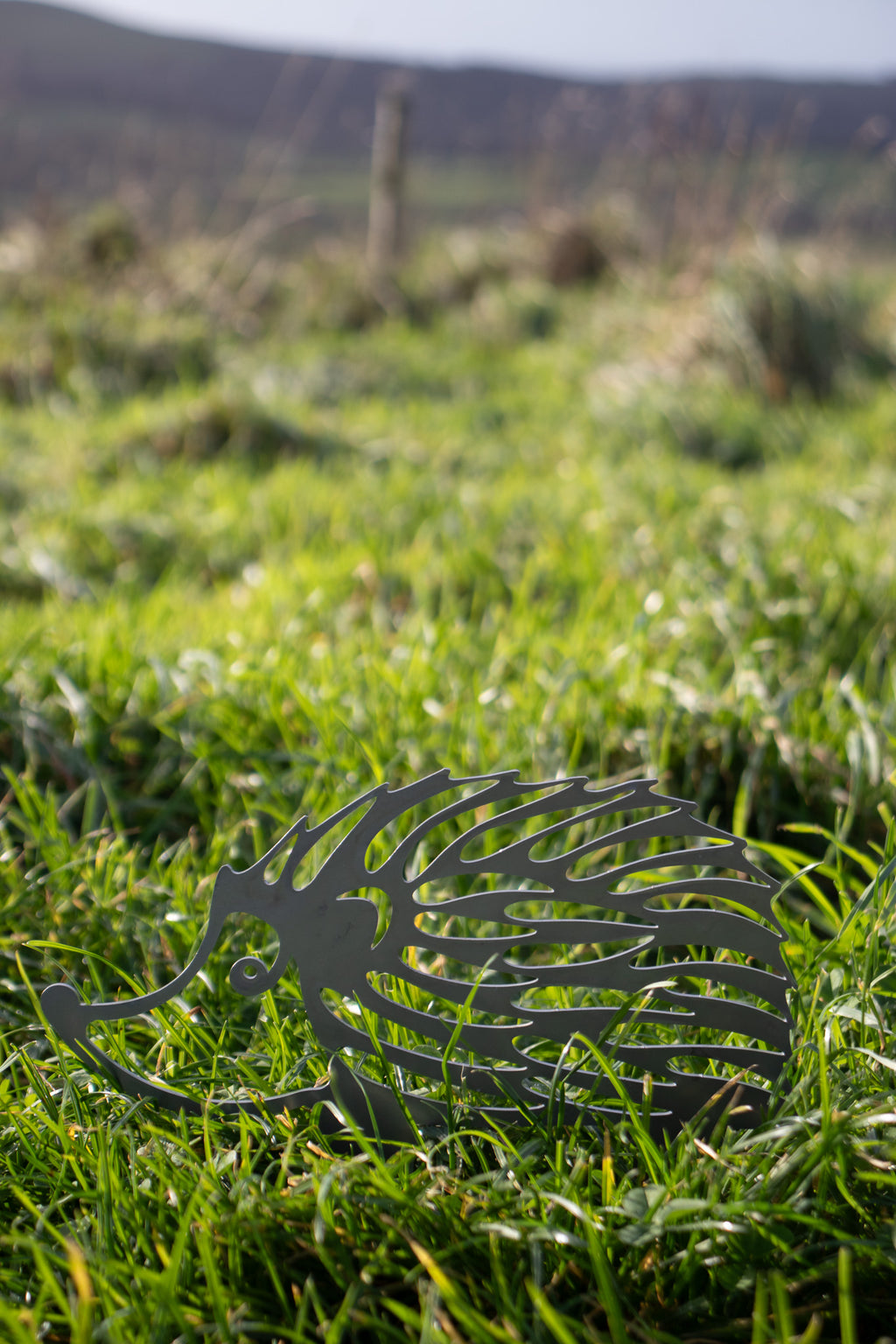 Hedgehog - Steel Garden Art Sculpture