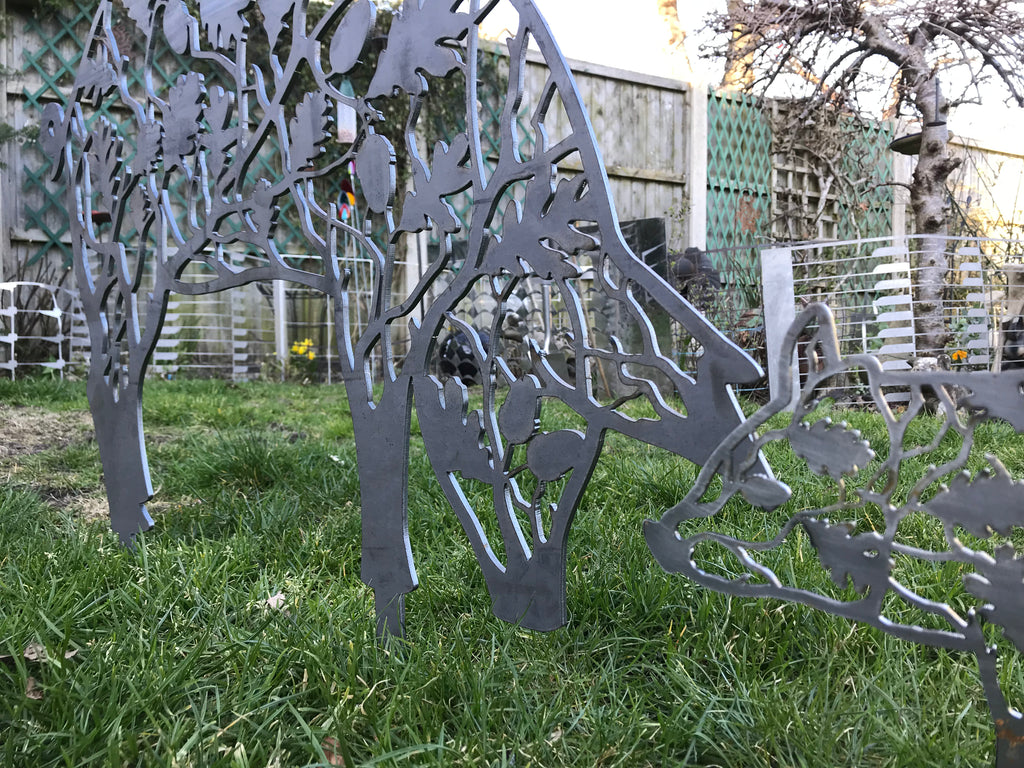 Pannage Bundle - Steel Garden Art Sculptures