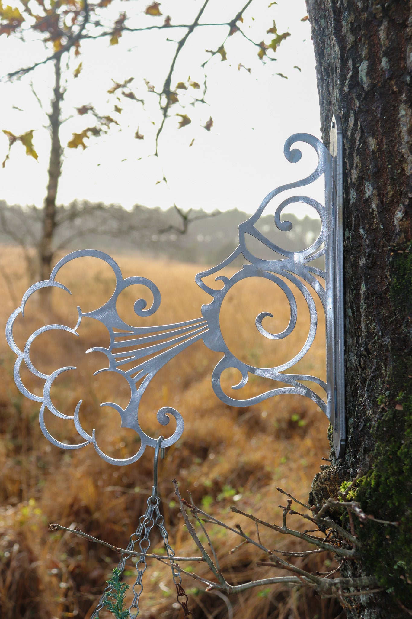When The Wind Blows - Steel Garden Plant Hanger