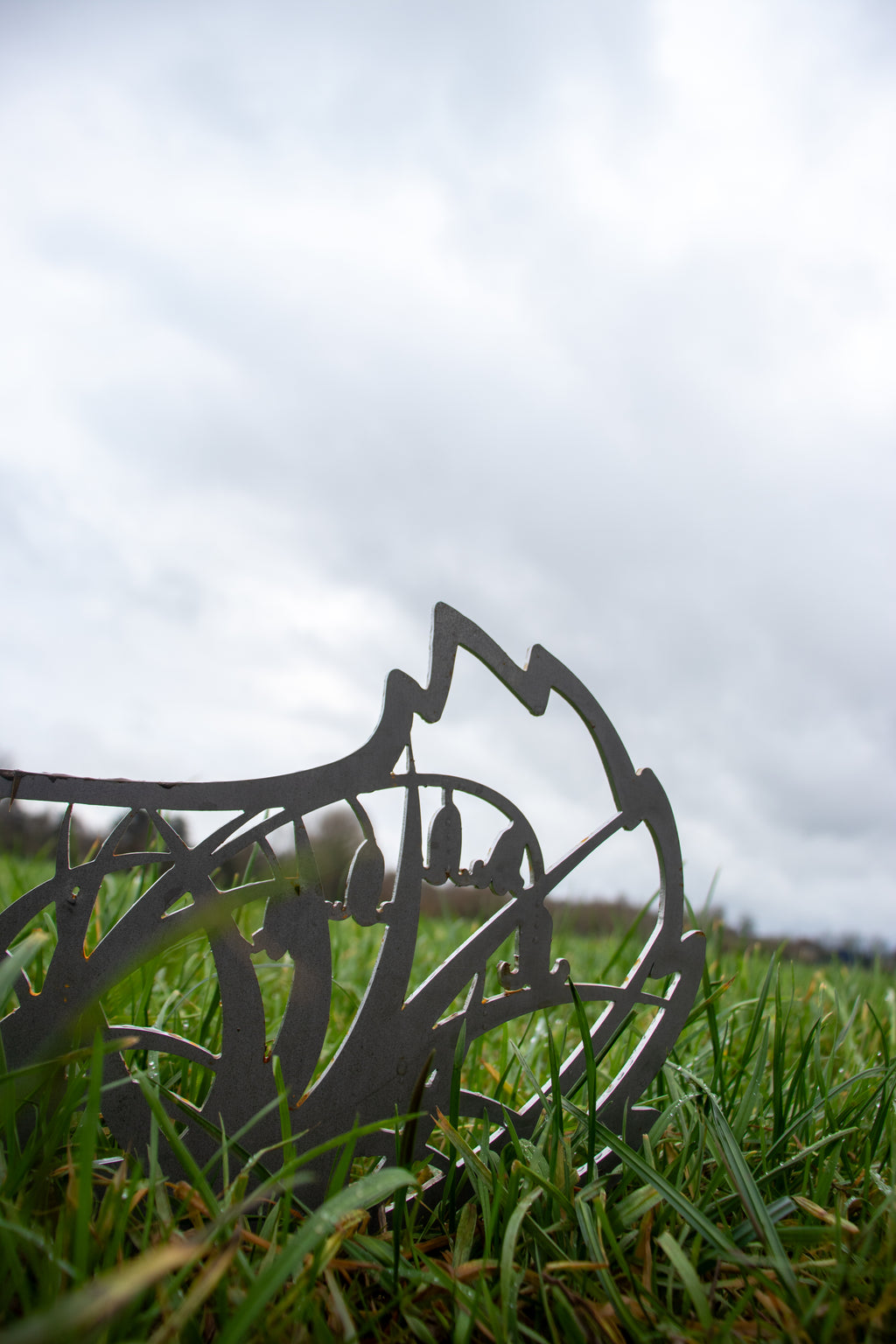Fox - Rusty Steel Garden Art
