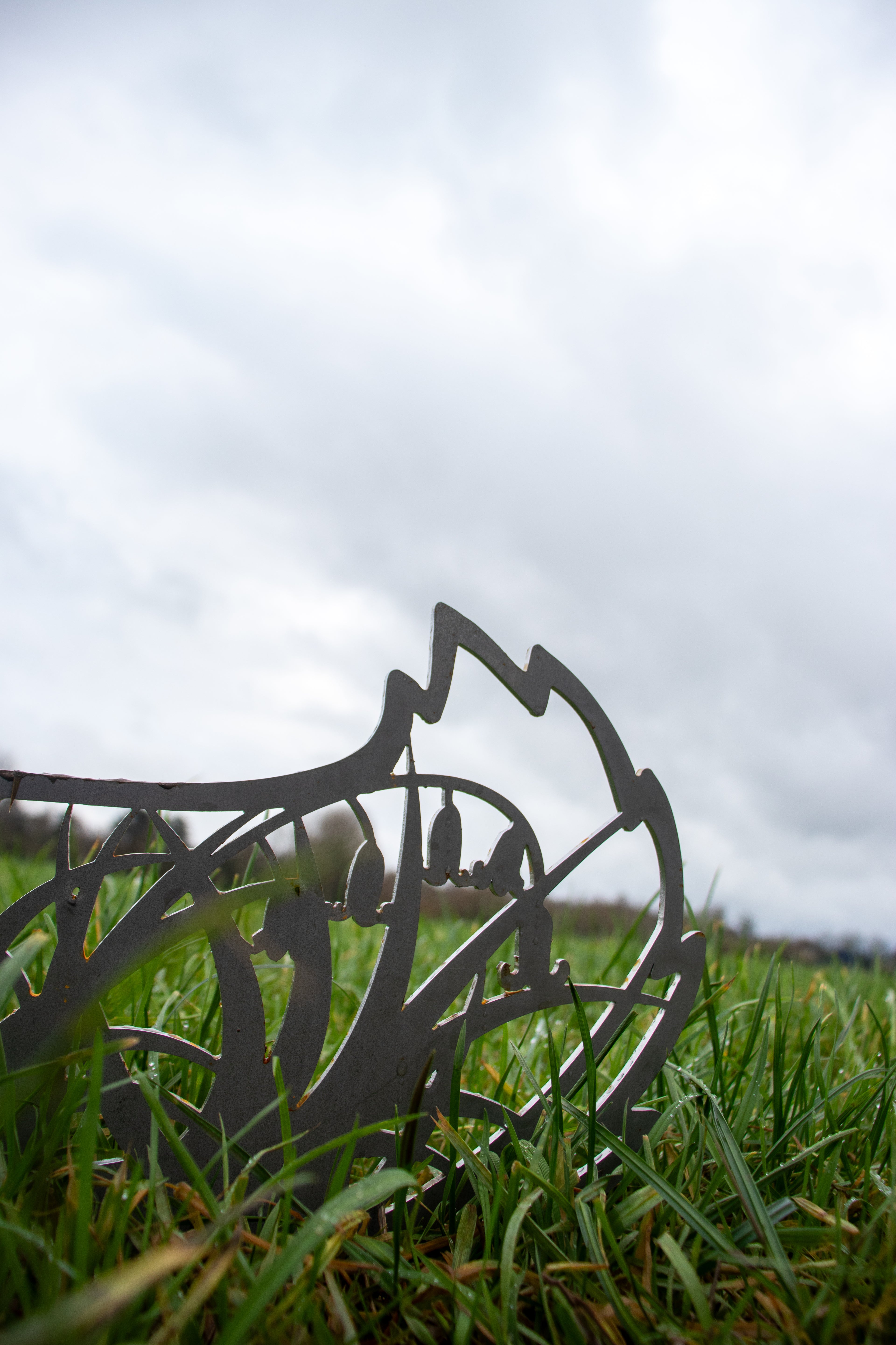 Fox - Rusty Steel Garden Art