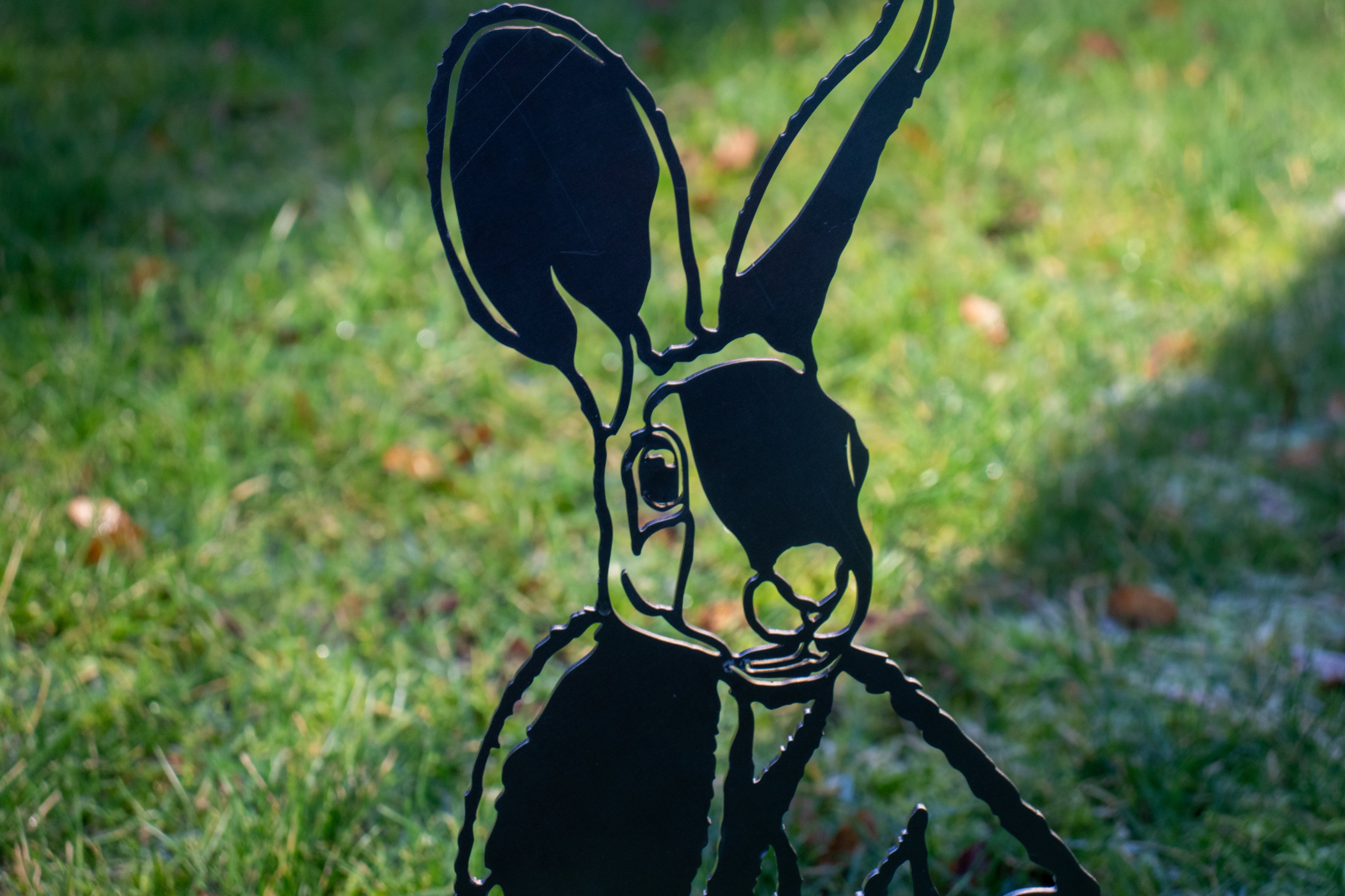 Hare - Steel Garden Art Sculpture