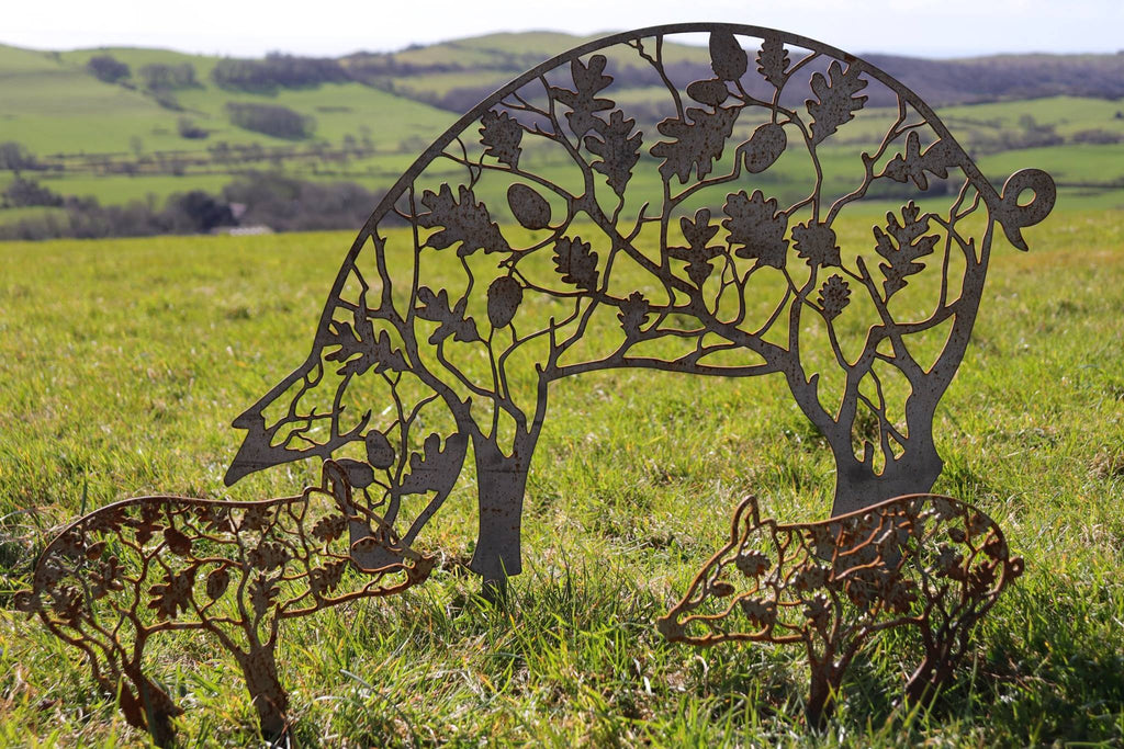 Pannage Bundle - Steel Garden Art Sculptures