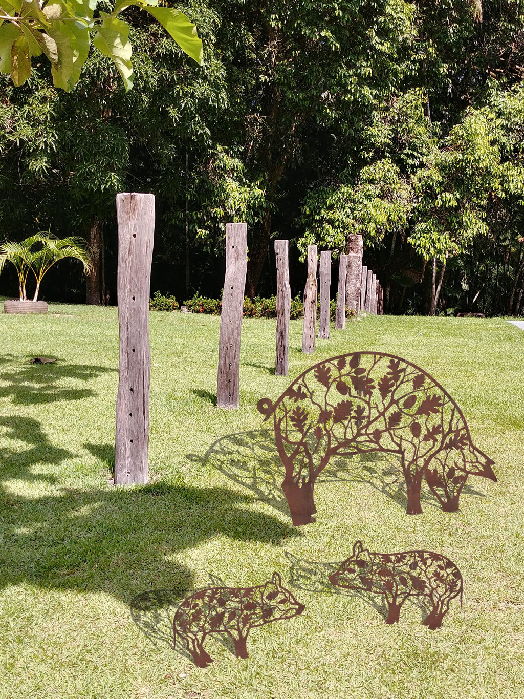 Pannage Bundle - Steel Garden Art Sculptures